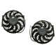 2/12" 24 VOLT 120 Watt UNIVERSAL PUSH/PULL RADIATOR COOLING FAN KIT 