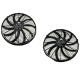 2/16" 24 VOLT 130 Watt UNIVERSAL PUSH/PULL RADIATOR COOLING FAN KIT 